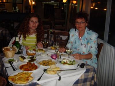 Night meal with Eva & Karin