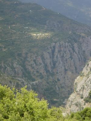 Way to Lassithi, in Mountains middle of crete