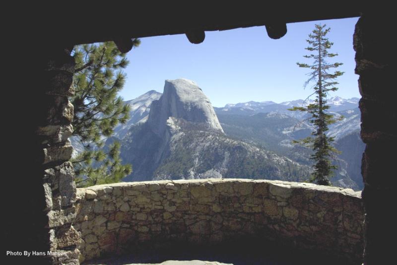 Halfdome Lookout. by Hans Marsen