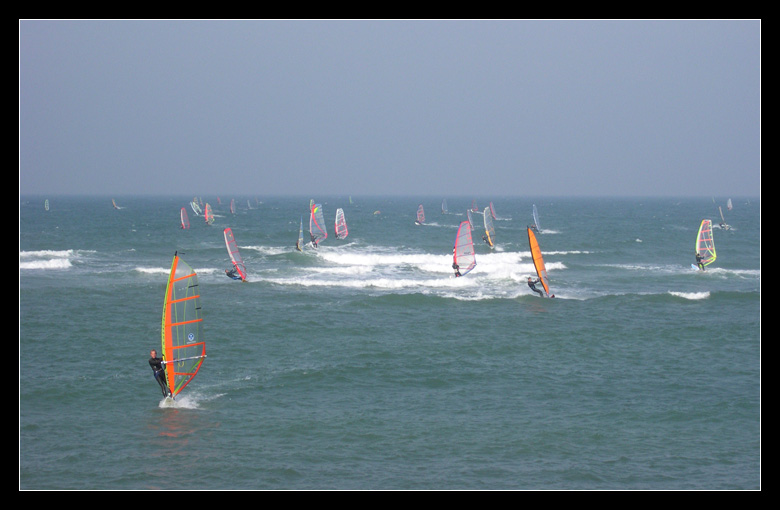 windsurfers