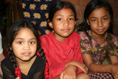 Young ladies from Bhaktapur