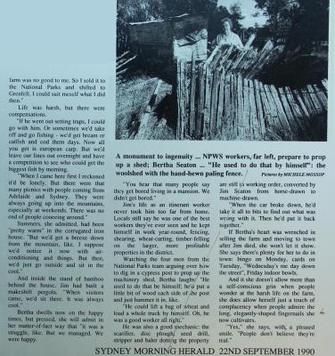Info displayed at Seaton's (2)