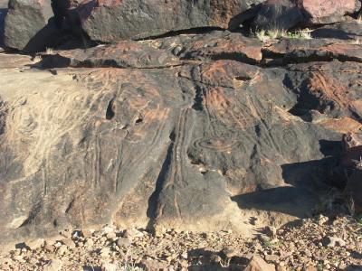 Aboriginal rock carvings (2)