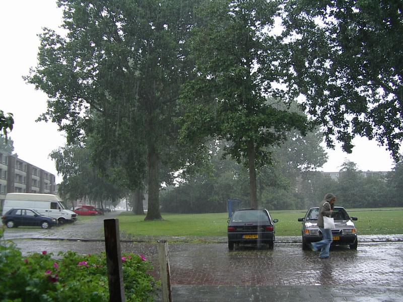 Rain..., the world as a fish bowl