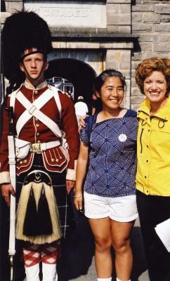 With Colleen Jones at the Citadel, Halifax