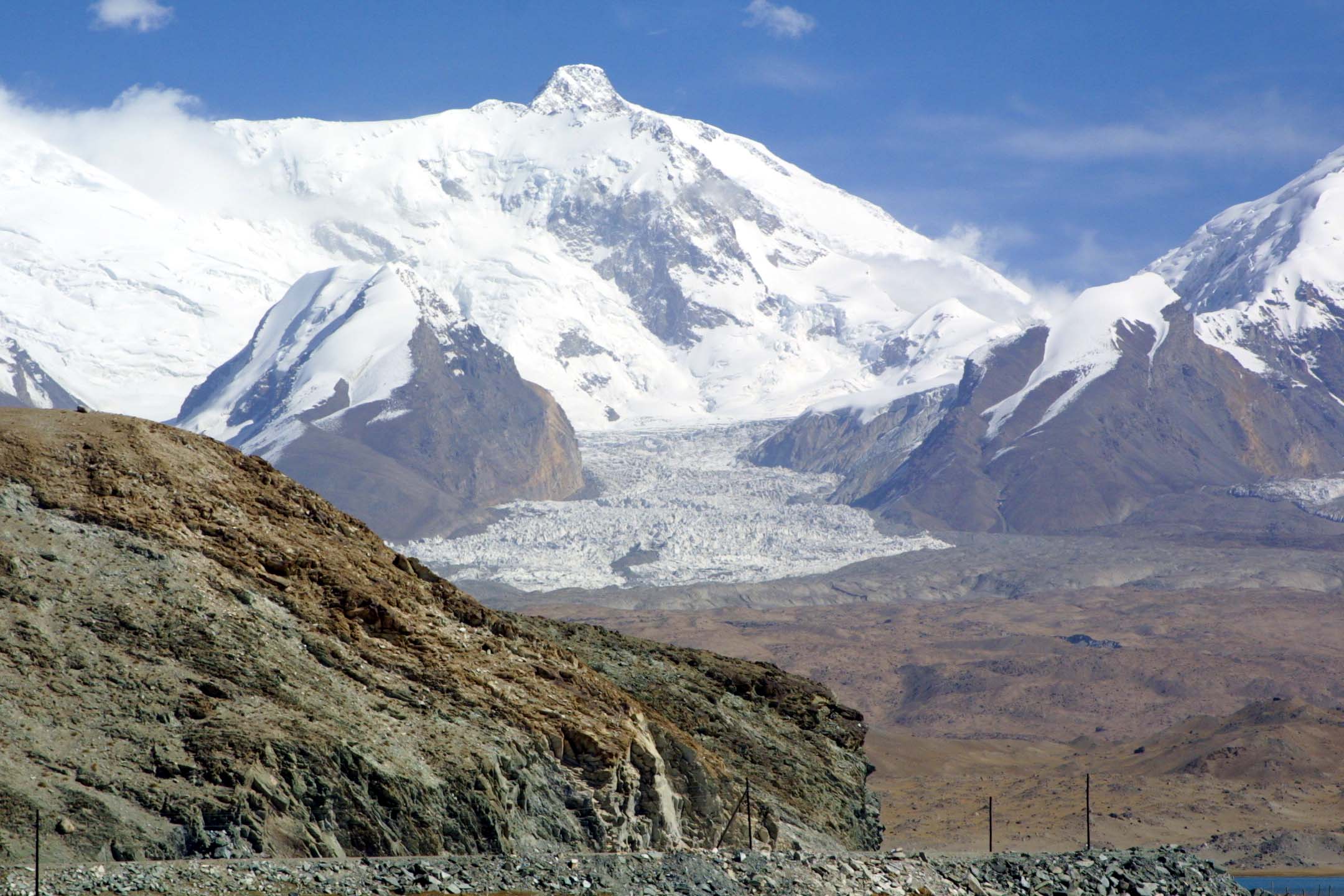 Konger Peak with Glacier - Elevation 7719m.