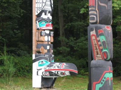 Totems in Stanley Park, Vancouver