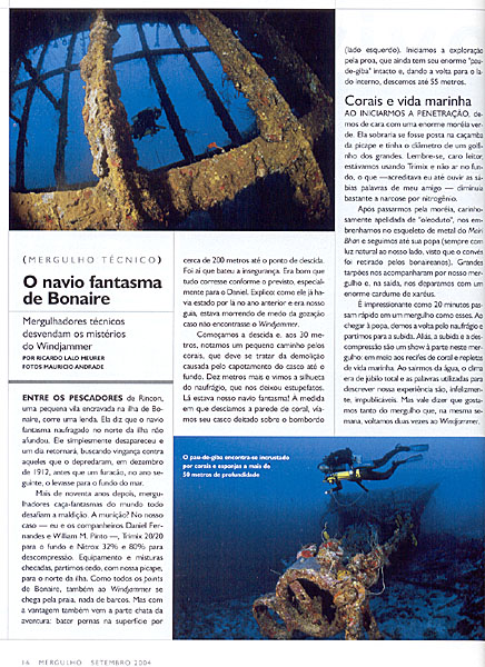 Revista Mergulho n99 - Setembro de 2004