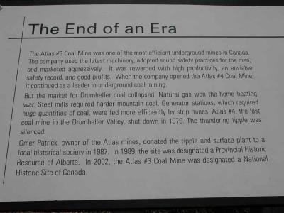 History of the mine.