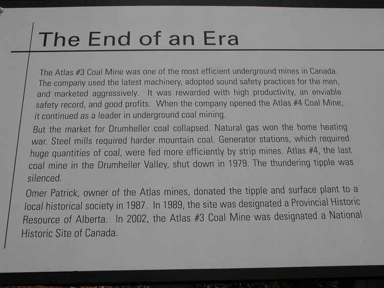 History of the mine.