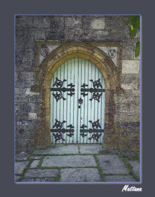 Church door, Milton Abbas