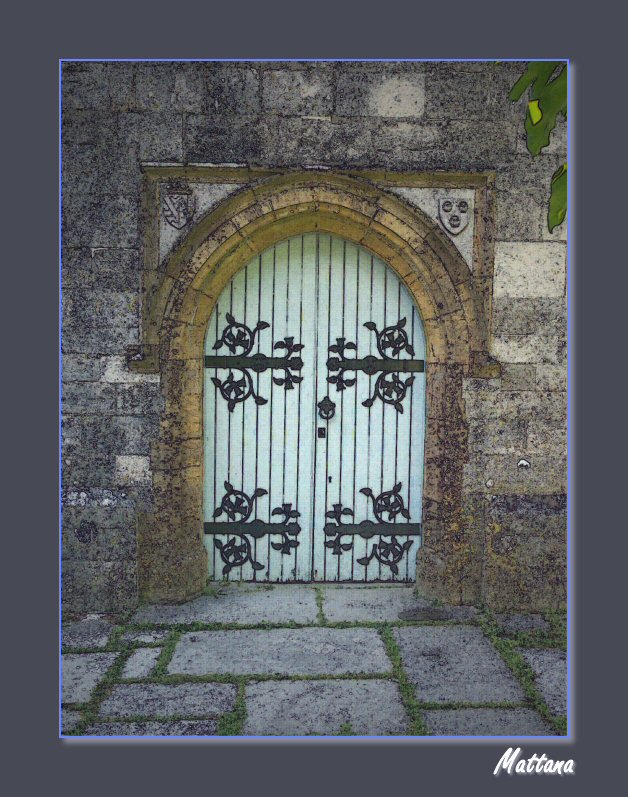 Church door, Milton Abbas