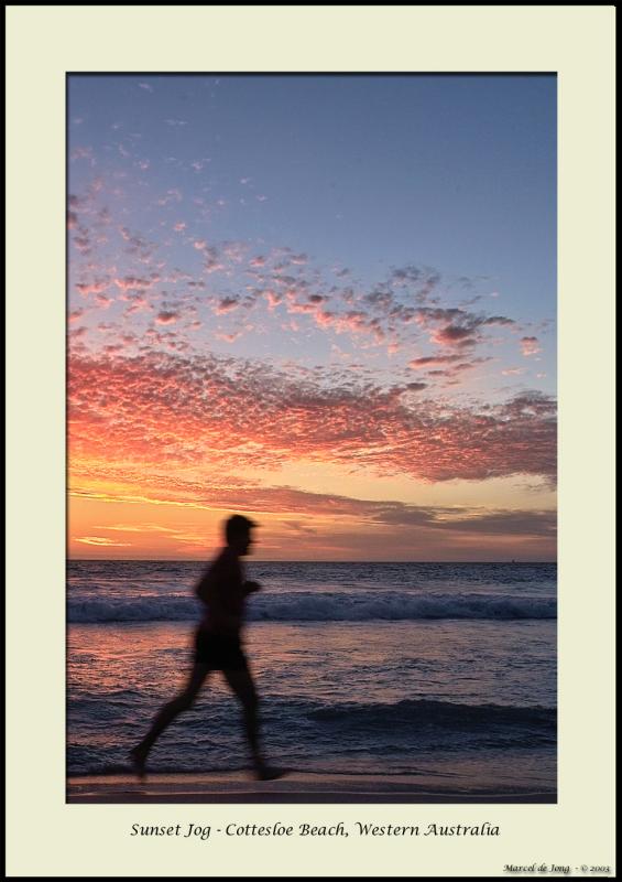 Sunset on Cottesloe Beach