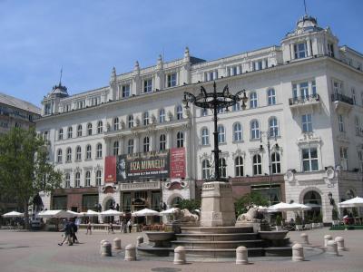 famous Gerbeaud cafe in central Pest