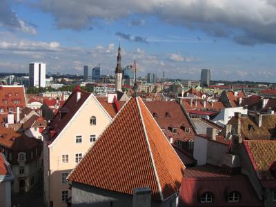view on Tallinn from Toompea