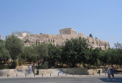 Acropolis on top of hill!
