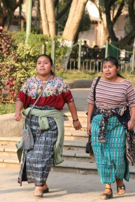 half the people still wear traditional clothing in Guatemala!