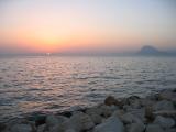 sunset in Patra, Peloponese peninsula