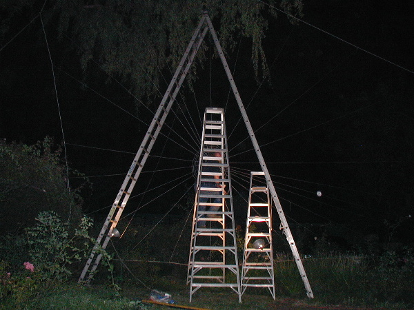 This is how Don sets up his ladders...