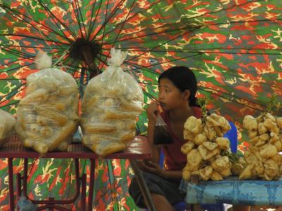 Vegetable Vender - Vientiane