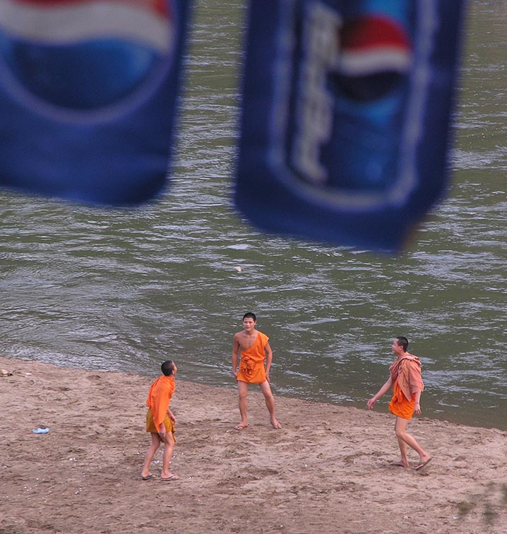 Playing on the Riverbank