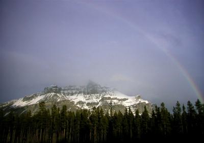 Rainbow over Mt Murchison