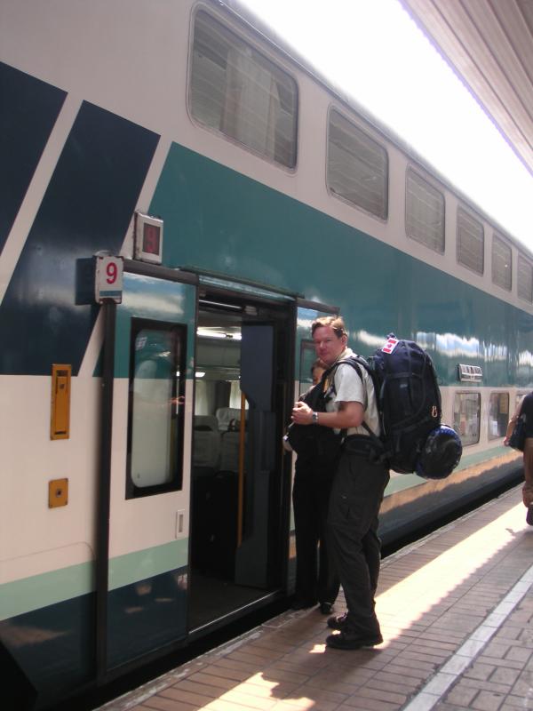 Our first train journey