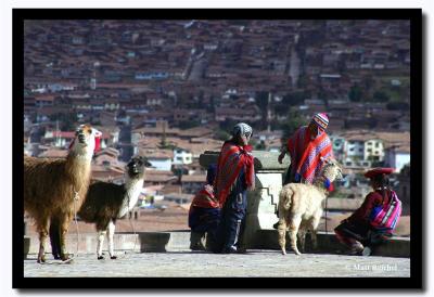 Above the Outskirts of Cusco, Peru