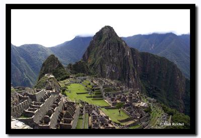 Afternoon View with Clouds, Machu Picchu, Peru