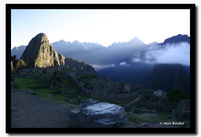 Fisheye Sunrise, Machu Picchu, Peru