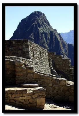 Huaynapicchu and Inca Buildings, Peru