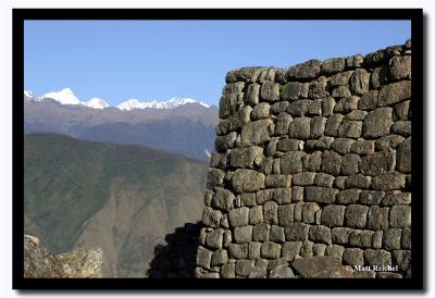 Inca Wall at Michu Picchu, Peru