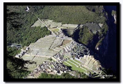 Machu Picchu Ruins as Seen from Huaynapicchu, Peru