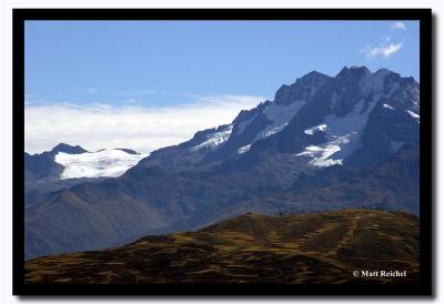 Glacier at over 5000 Meters Above Sea Level, Chinchero, Peru