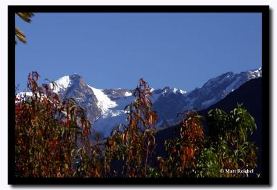 Glaciers Above Ollantaytambo, Peru