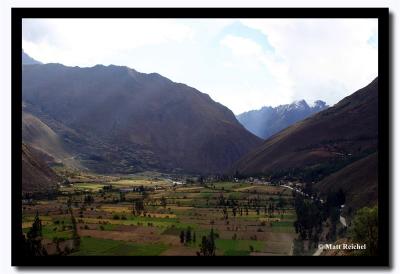 Sunrays Extending into the Sacred Valley, Peru