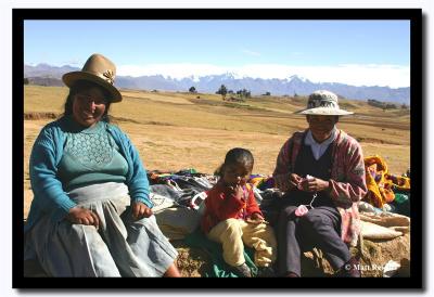 Traditional Family, Chinchero, Sacred Valley, Peru