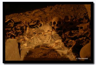 Catacombs Underneath the San Fransicso Church, Lima, Peru