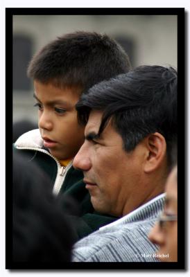 Father and Son, Lima, Peru