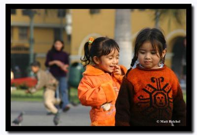 Playing Around, Plaza Mayor, Lima, Peru