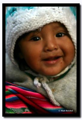 Aymara Baby in Witchcraft Market, La Paz, Bolivia