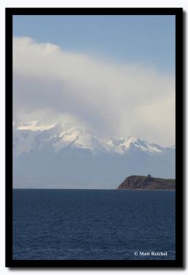 Water, Sky and Snow, Titicaca, Bolivia