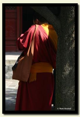 Yong He Gong Lama Temple Visiting Mongolian Monk