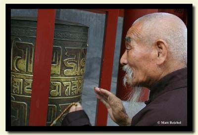 Yong He Gong Lama Temple Old Monk