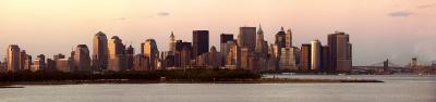 Lower Manhattan Skyline Panorama