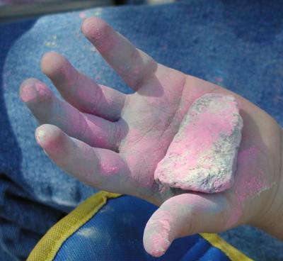 Hand, Rock & Chalk by Grady Potts