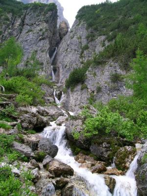 Pisciadu' waterfall