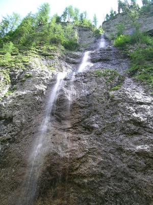 Serrai di Sottoguda waterfall