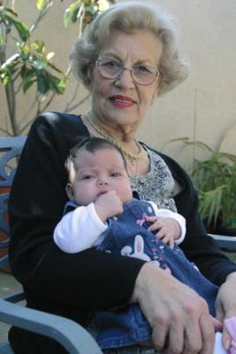 Ava w/G-ma Homa