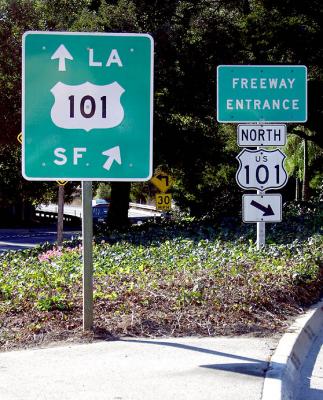 Highway 101 North or South?